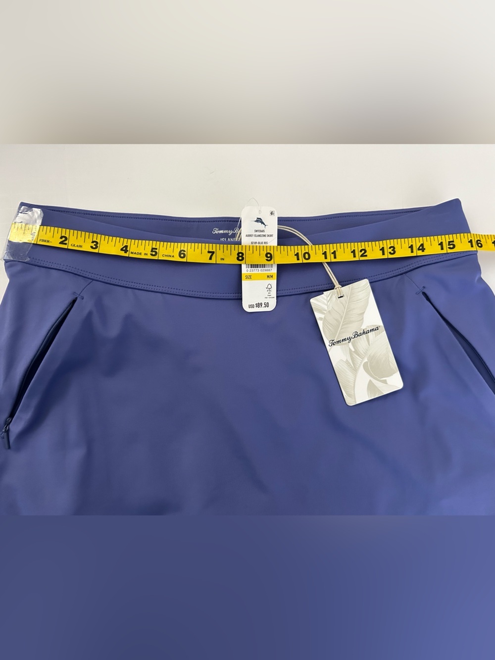 Tommy Bahama Aubrey IslandZone skort Athletic Skort in Blue Iris UPF 30 - Picture 7 of 13